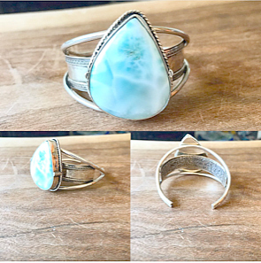Larimar-Cuff-Sterling-Silver-Kenza-Collection-Custom-Jewelry